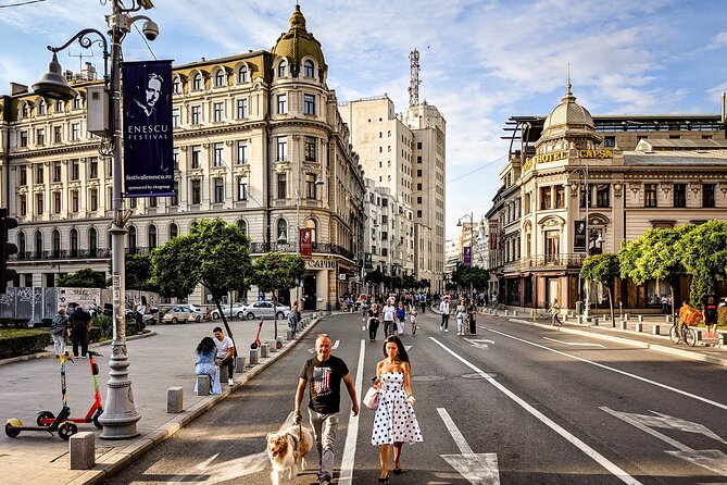 4h Bucharest Panoramic Private Tour by Car with Photo Stops - The Palace of Parliament, a giant view from the street