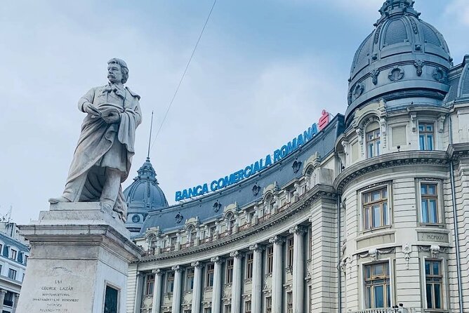 8h Bucharest full-day Tour, Parliament and Top Attraction, Privat - The Romanian Athenaeum and Revolution Square