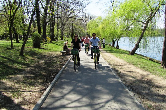 Bicycle Sightseeing in Bucharest - A calmer ride through Herastrau Park
