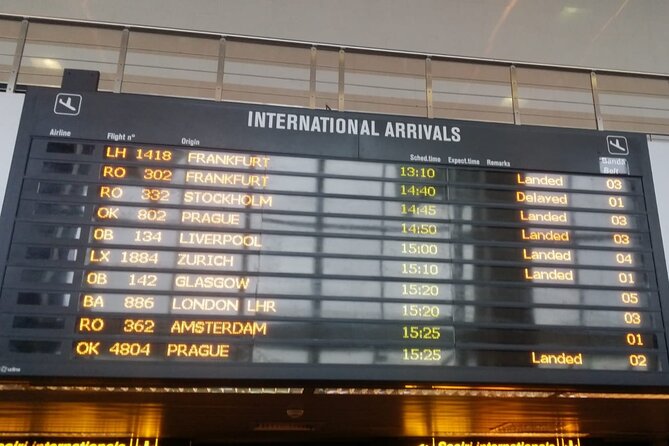 Bucharest Airport Private Transfer - A direct ride to your Bucharest address