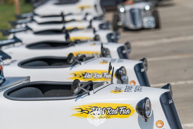Bucharest: CityTour in one of a kind mini hot rod - Who will enjoy this most?