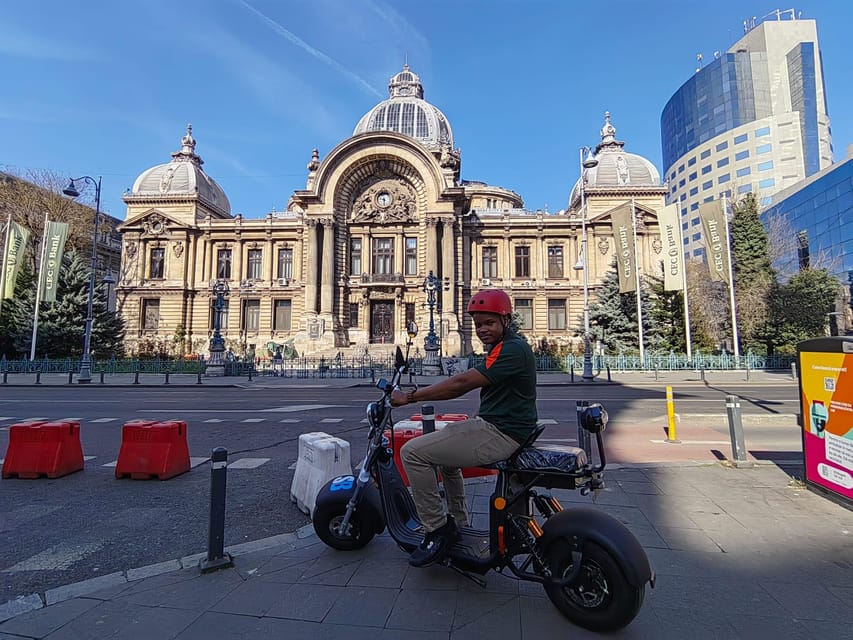 Bucharest electric city tour by Smart Balance #green - The Arch of Triumph and Calea Victoriei