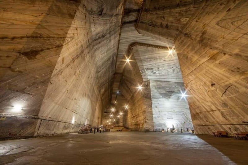 Bucharest: Muddy Volcanoes and Salt Mine Private Day Tour - Under the ground at Slanic Prahova Salt Mine