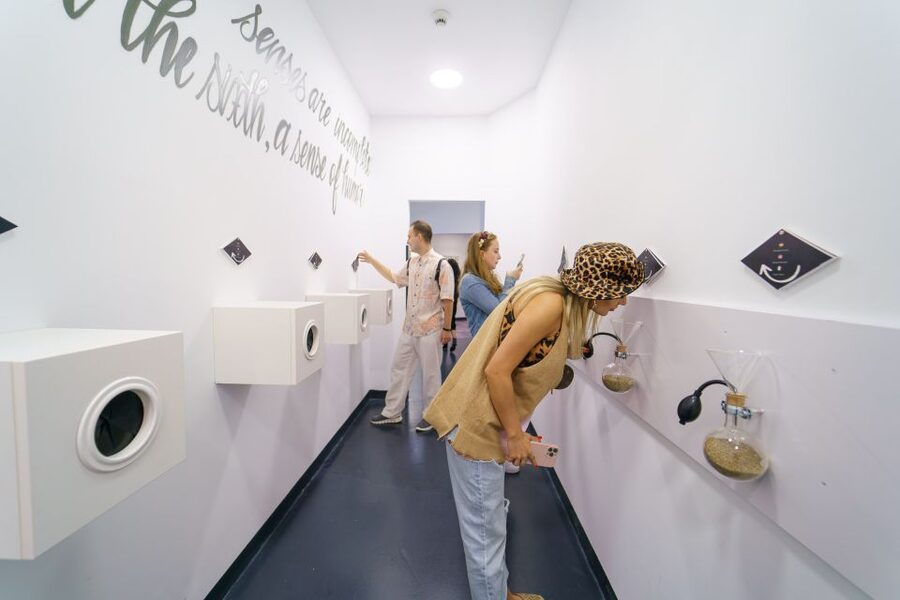 Bucharest: Museum of Senses Entry Ticket - The Ames room turns people into optical illusions