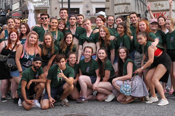 Bucharest Pub Crawl in the Old Town - Stop one: the first bar and the group warm-up