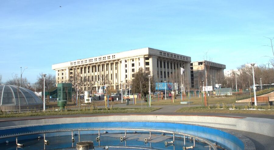 Bucharest's scars of Communism-half day private walking tour - Sala Palatului and the public face of power