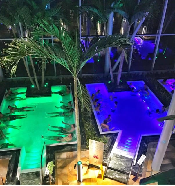 Bucharest: Therme Spa Night Experience with Transfer - Changing rooms, lockers, and what to pack
