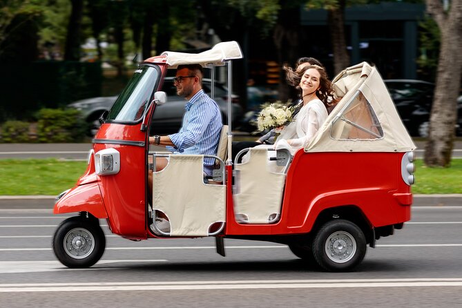Bucharest Tuk Tuk city tour - The Arch of Triumph links Romania to the First World War