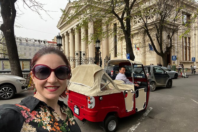 Bucharest Tuk Tuk city tour - The Romanian Athenaeum is the architectural showpiece