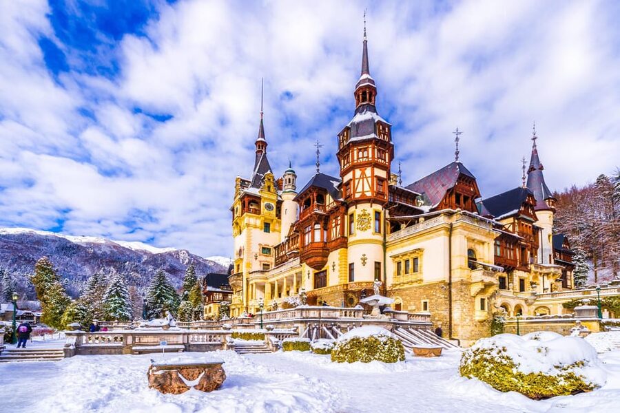 Bucharest : Wednesday, Dracula & Peles 3 Castles Tour 1 Day - Cantacuzino Castle and the world of Wednesday