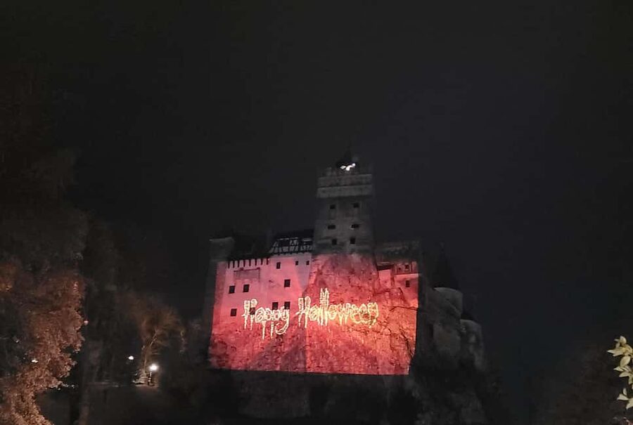 City Break: Halloween Party at Bran, 2 nights accommodation - Entering Bran Castle after dark