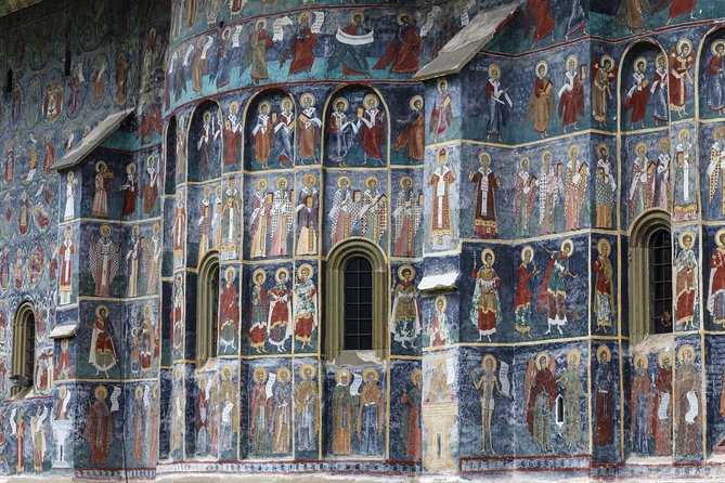 Day trip from Iasi to the UNESCO Painted Monasteries in Bucovina - Sucevita and its green painted walls