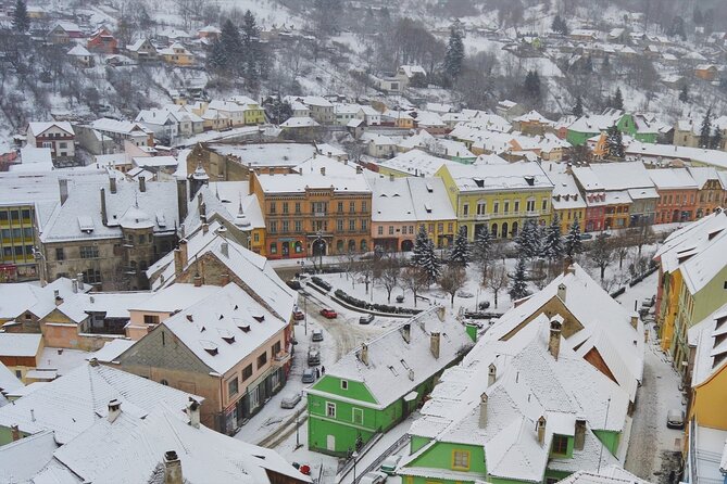 Exclusive tour: Sighisoara, Medias and Biertan tour from Sibiu - The Clock Tower and its seven wooden figures