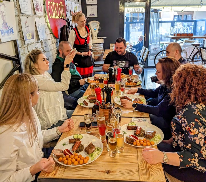 Food, Wine And Sightseeing Tour in Oradea, Romania - The second restaurant and a serious amount of food