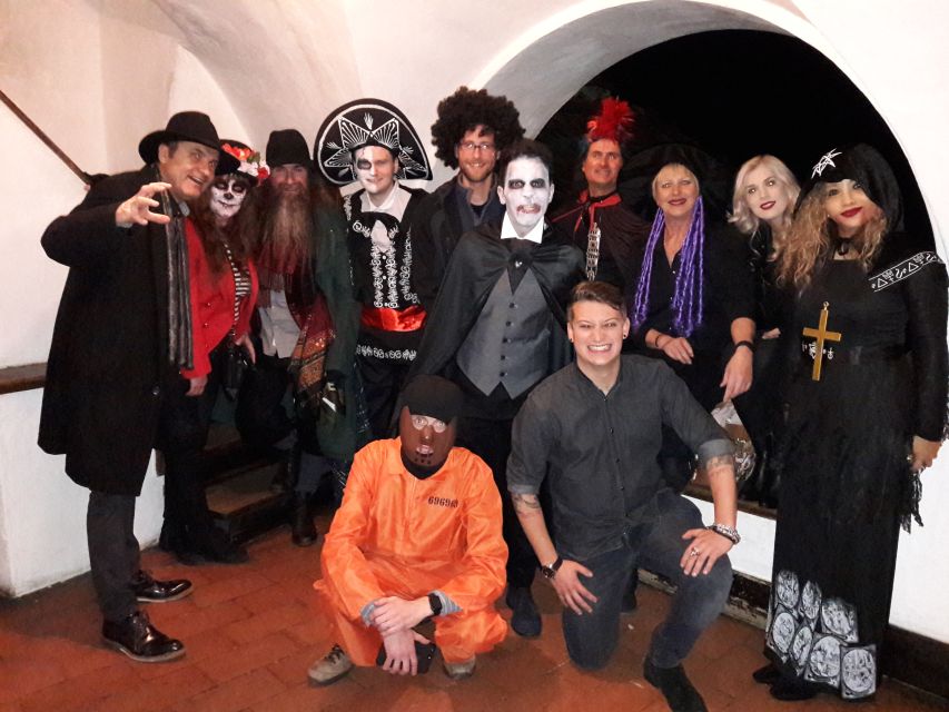 From Brasov: Halloween Party at Bran Castle - Bran Castle at Night, With Halloween in Full Costume