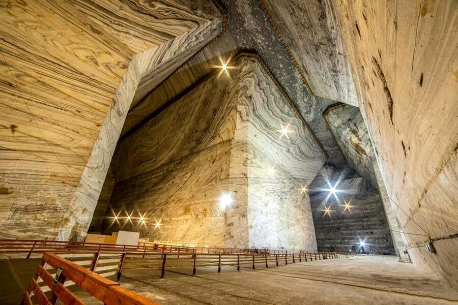 From Bucharest: Private Tour Salina Slanic: Salt Palace - Entering the Underground Salt Palace