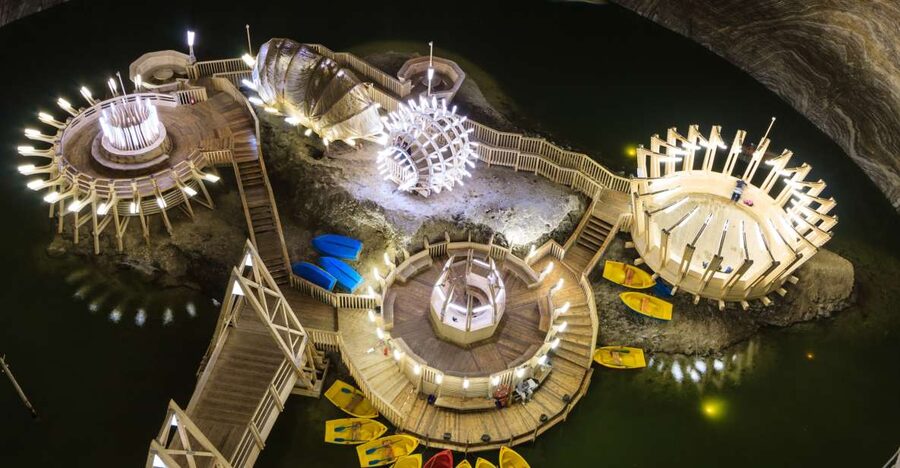 From Cluj: Turda Salt Mine, Gorge, and Remetea Full-Day Trip - Rimetea’s white houses and green windows