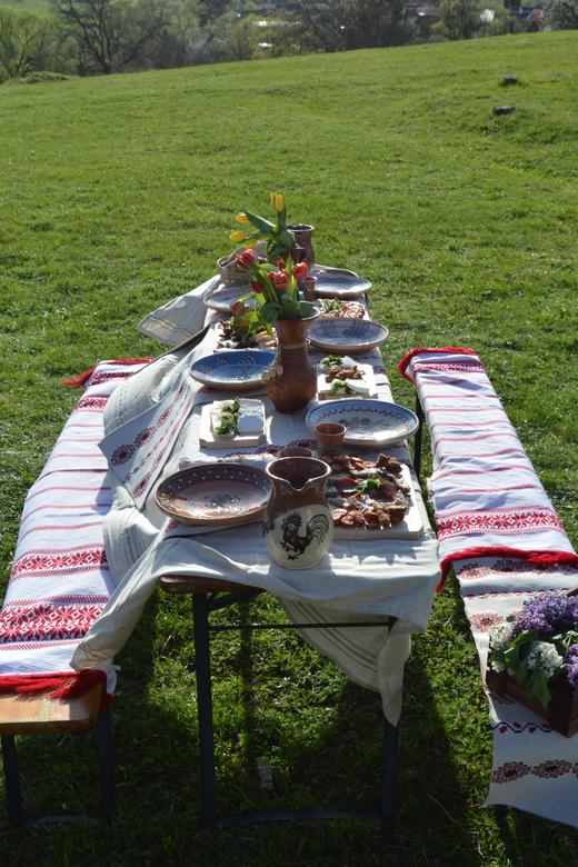 From Sibiu: Guided tour through the heart of Marginimea. - Poiana Soarelui and the long outdoor meal