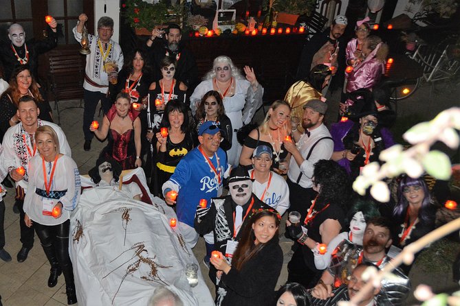 Halloween tour with 2 Halloween parties one at Bran Castle - Bran Castle after dark