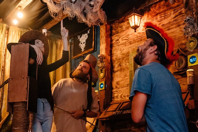 Legend of Skull Island Immersive Escape Room Experience - Entering Captain Skag’s quarters in Brasov