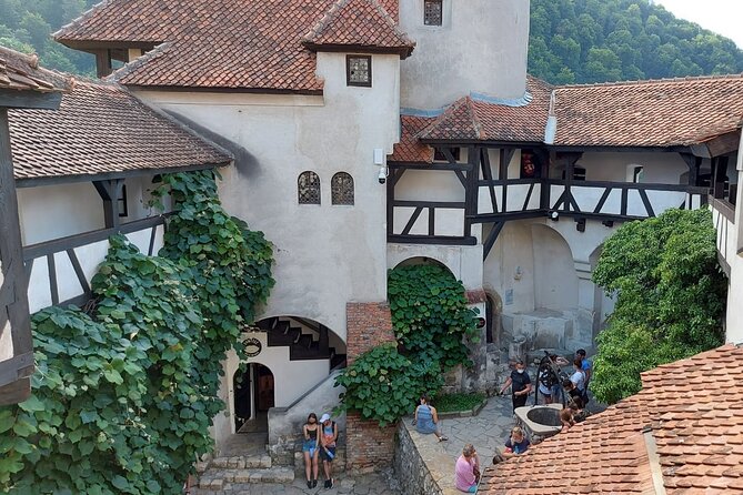 Peles Castle, Dracula Castle and Brasov old town - private tour from Bucharest - Sinaia Monastery begins the mountain route