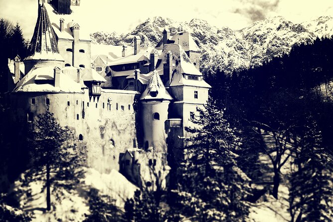 Private Day Trip to Peles and Bran from Bucharest - Mountain views between Sinaia and Bran