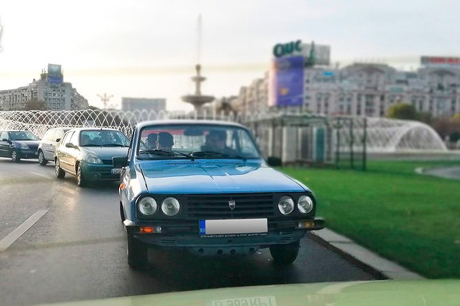 Private -RedPatrol Tour of Bucharest with a Romanian Vintage Car - Driving through Communist apartment quarters