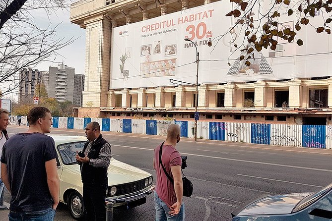 Private -RedPatrol Tour of Bucharest with a Romanian Vintage Car - What driving the Dacia is really like