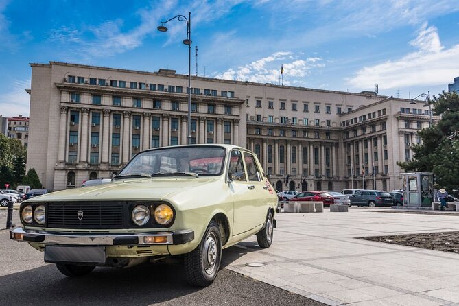 Private - Romanian Vintage Car Driving Tour of Bucharest 120 min - A photo stop at Triumph Arch