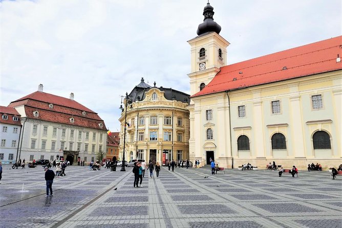 Private tour: Medieval cities of Transylvania, 2 Days from Bucharest - Sighisoara after sunset
