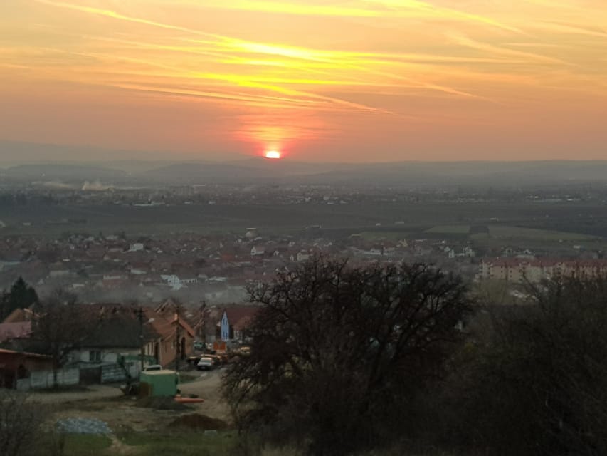 Sibiu panorama by evening, tour of Gusterita Hill - What to bring for a comfortable walk