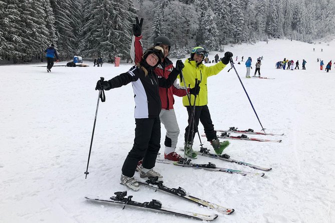 Ski / Snowboard Lessons on the Slopes of Poiana Brasov - The Belvedere view and White Tower stop
