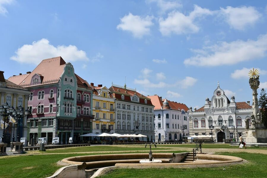 Timisoara: Private Walking Tour with a Local Guide - The four main squares and the city’s architectural character