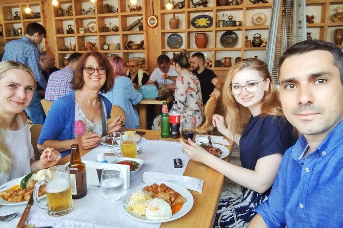 Traditional lunch and Old Town Private Tour with a local guide - CEC Palace and the National Bank area