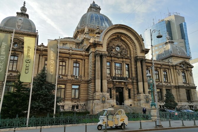 Tuk Tuk Best of Bucharest Tour - SpecTukular! - Union Boulevard, University Square, and Bucharest’s Km 0