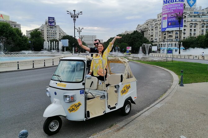 Tuk Tuk Best of Bucharest Tour - SpecTukular! - Starting at the Palace of Parliament