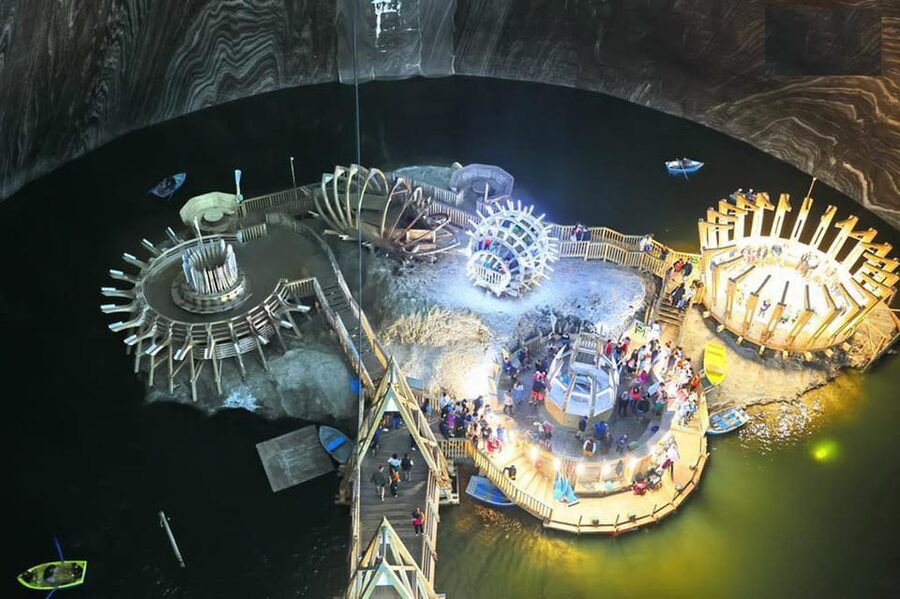 Turda Salt Mine : 1 Day auto tour from Oradea - The Iosif Mine and its remarkable echo