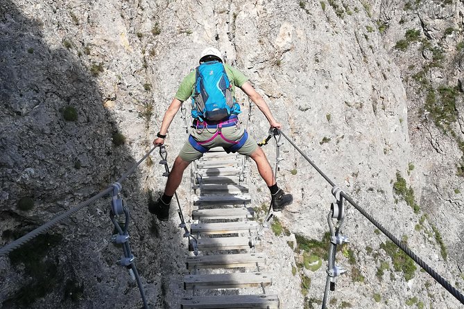Via Ferrata Tour near Red Lake (Lacu Rosu) - Climbing above the Bicaz Gorges