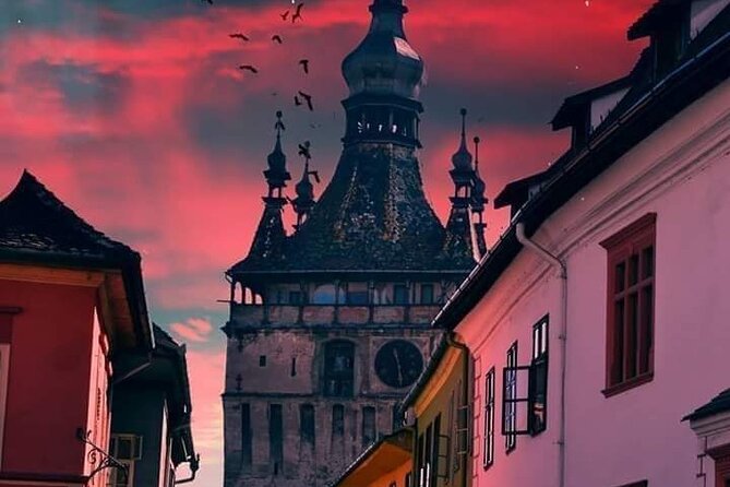 WEDNESDAY and DRACULA Themed Private 5-Day Tour in Romania with Airport Pickup - Brasov’s square and the Black Church